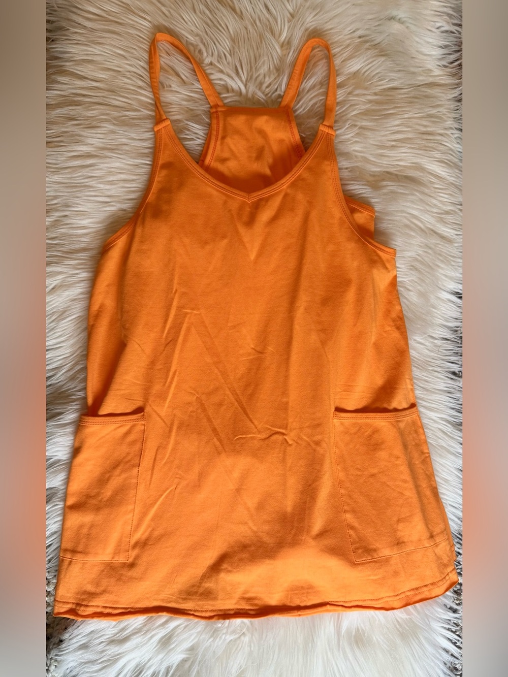 Amazon orange hotshot mini dress